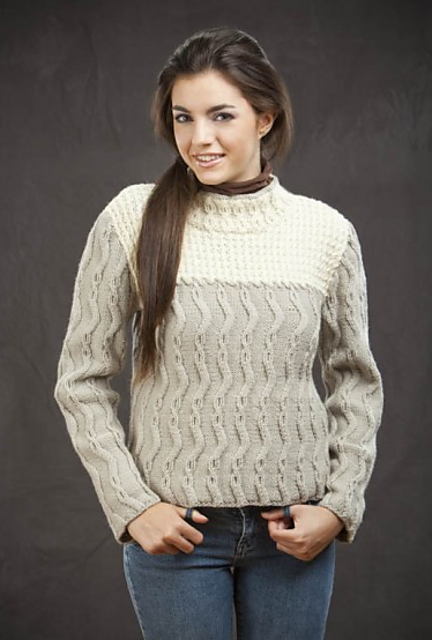 Twists, Turns & Texture Pullover