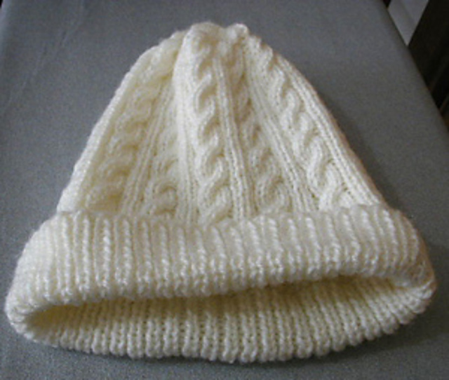 Gorro Branco Com Torcidos