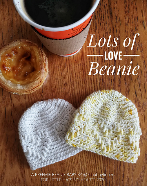 Lots of Love Preemie Beanie