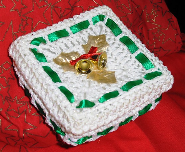 Square Gift Box Ornament