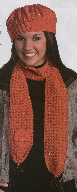 Linked Chains Hat and Scarf