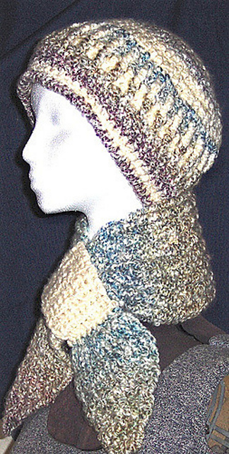 Unisex hat and scarf