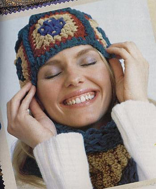 Lion Suede Granny Hat