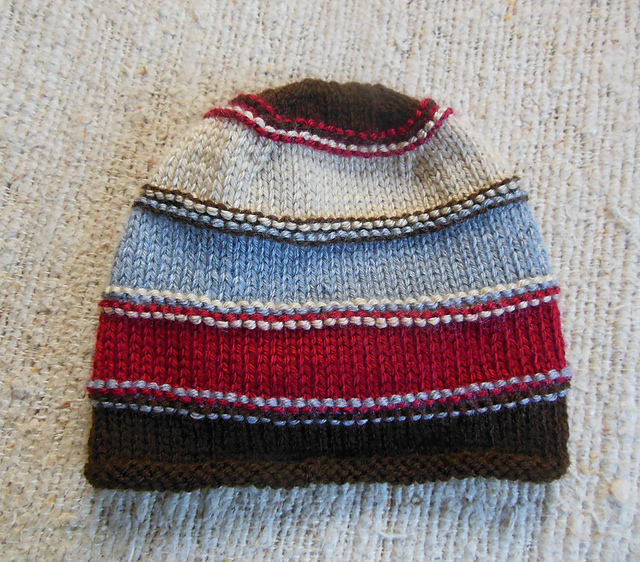 #24 Striped Earflap Hat
