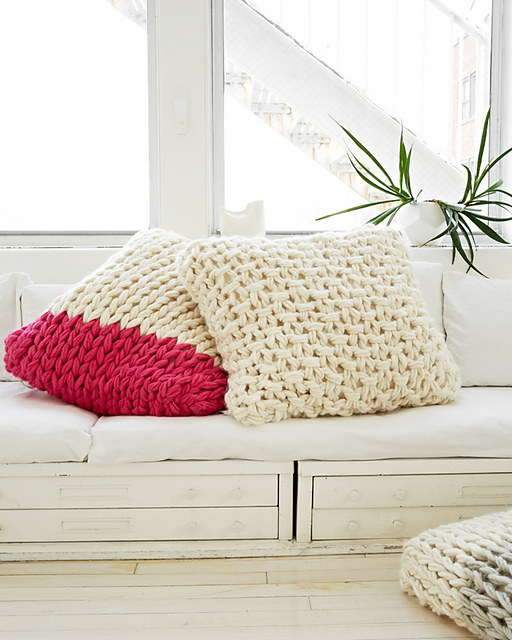 Oversized Arm Knit Pillows