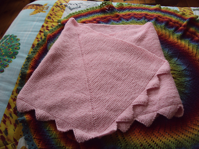 Garter Point Shawl