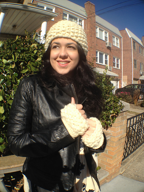 Snow Bunny Hat & Mitts