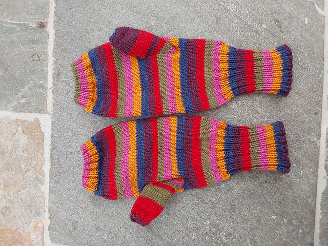 Fingerless Sock Yarn Mittens