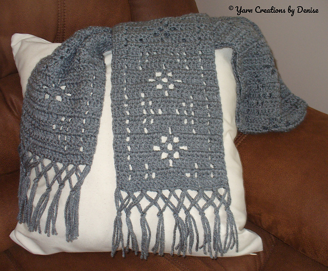 Valerie Spider Stitch Scarf