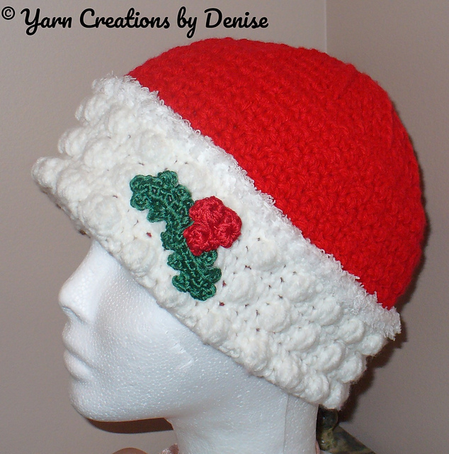 Martha or Mrs Santa Claus Hat