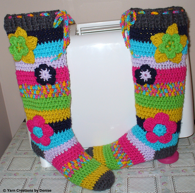 Lady's Bohemian Slipper Socks