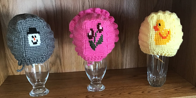 Tunisian Baby Hat 3 in 1