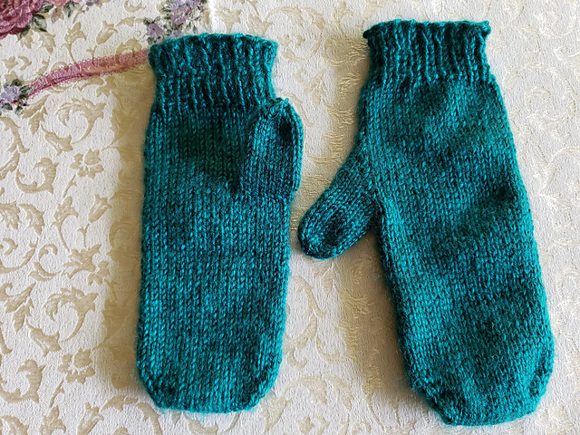 Fingertip to Cuff Mittens 2 ways