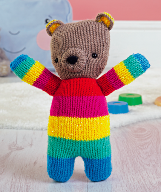 Colourful Cuddles Bear