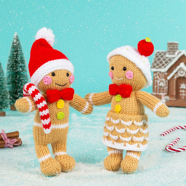 Cheery Gingerbread Couple
