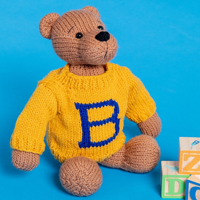 Ravelry: Alphabet Teddy Bear pattern by Amanda Berry