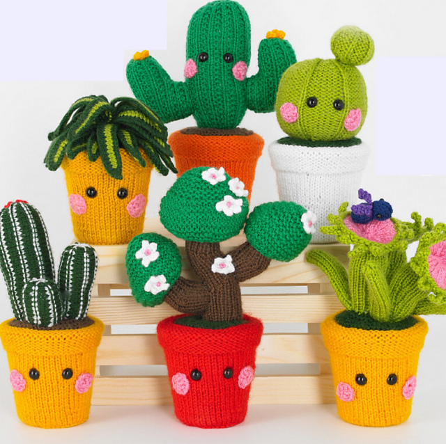 art knits アートニット　オーストラリア　ハンドメイドニット　植物 Ravelry: Botanical Buddies pattern by Amanda Berry