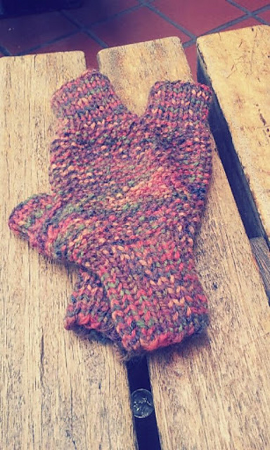 Basic Seed Stitch Mitts