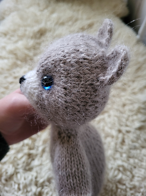 A teddy bear  in soft alpaca