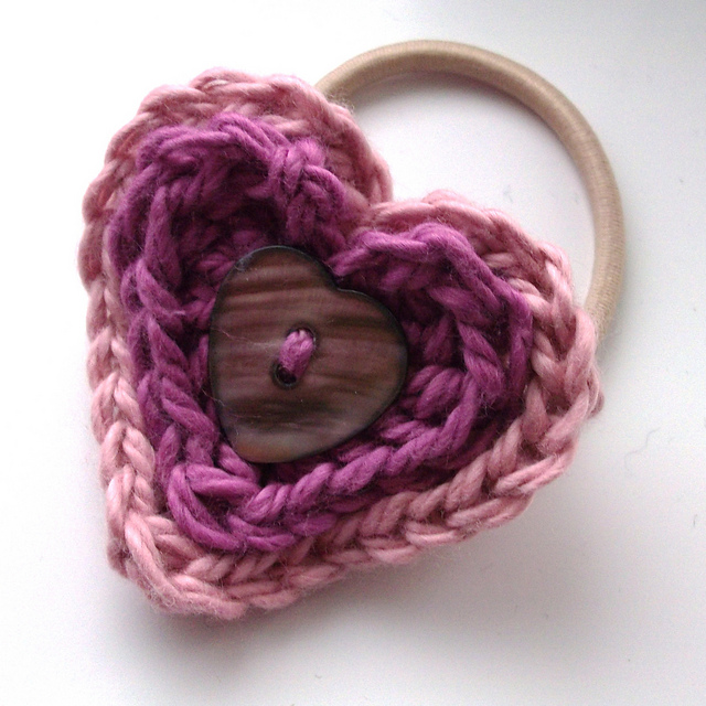 Heart Hair Bobble