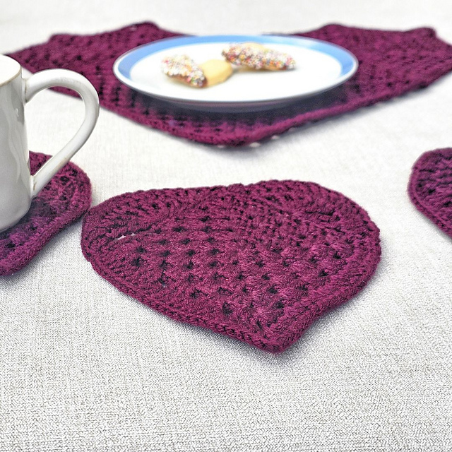 Granny Heart Placemat