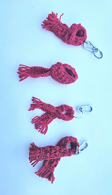 Scarf keychain