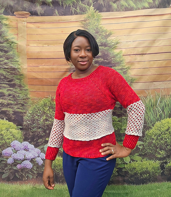 Honeycomb Reversible Sweater