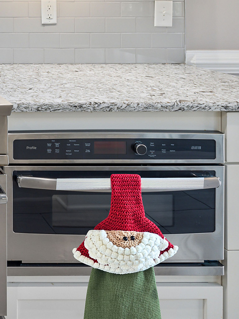 Santa Towel Holder