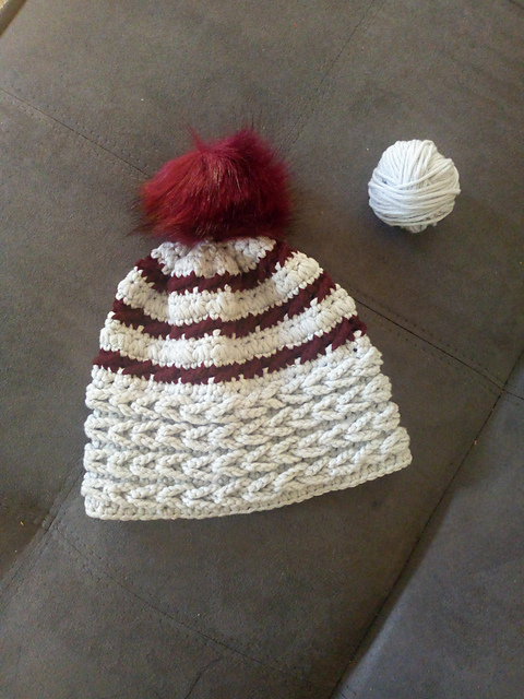 loopy beanie and cowl