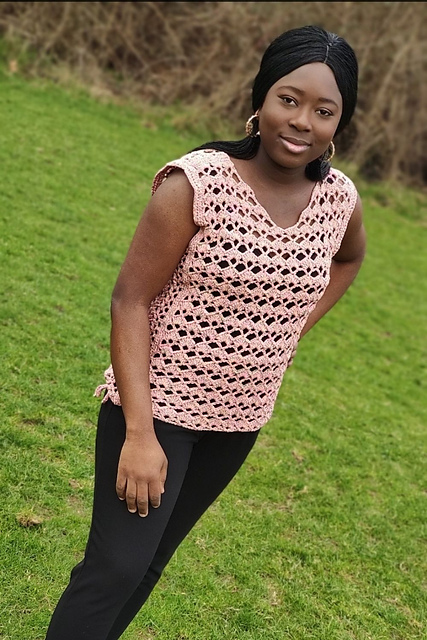 Tied and Through Summer Top