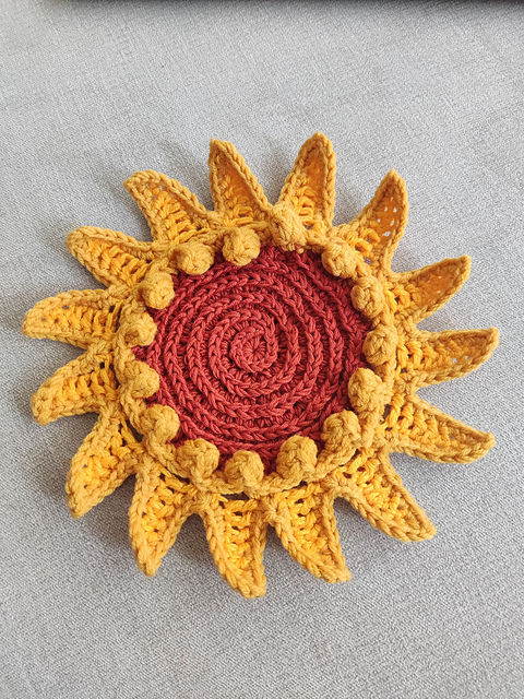 Fun Sunflower Coaster