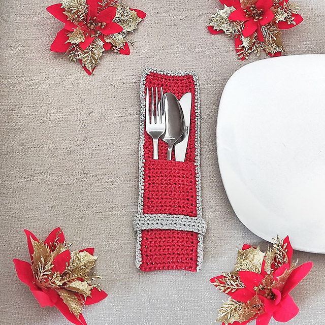 Christmas Cutlery Holder