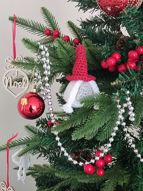 Santa Gnome ornament