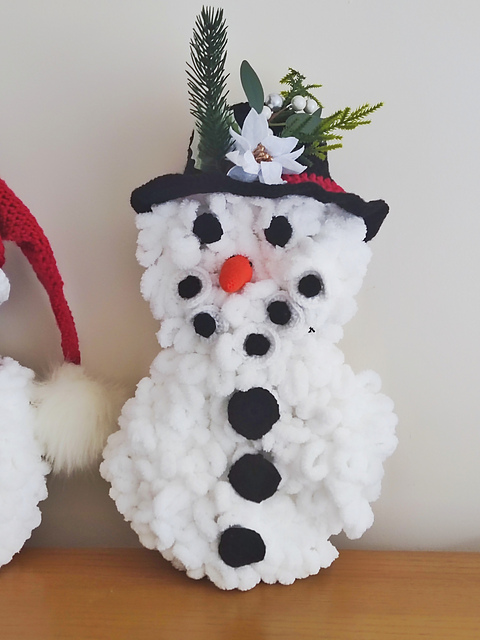 Snowman wreath
