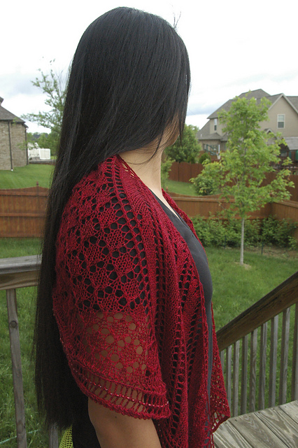 Ruby Jewels Shawlette