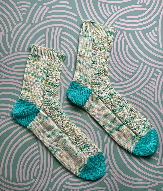 Coral Moon Socks