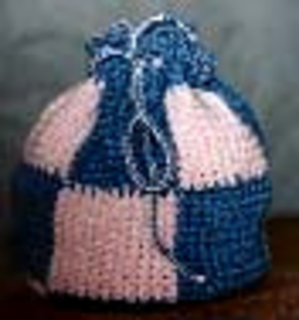 Tunisian/Afghan Bag No.994