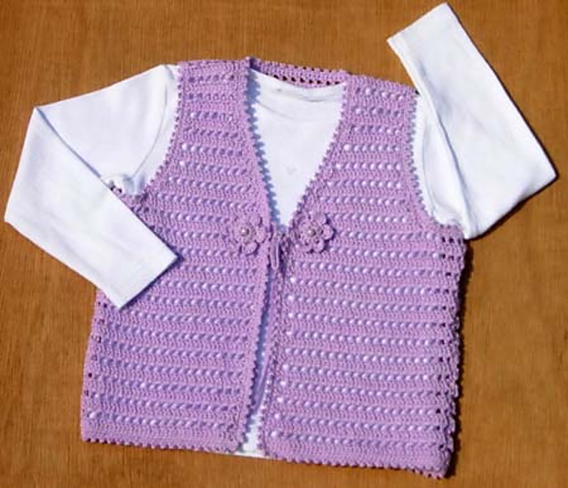 Childs Waistcoat/ Sleeves Cardigan  No.183