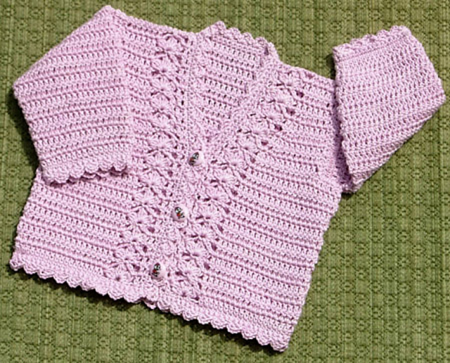 Babies/Childs Cardigan No.205