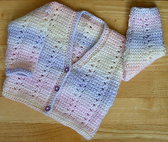 Babies Tunisian Cardigan No.215