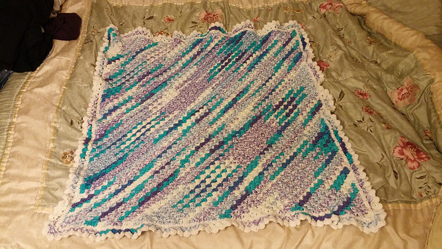 Corner to Corner Baby Blanket