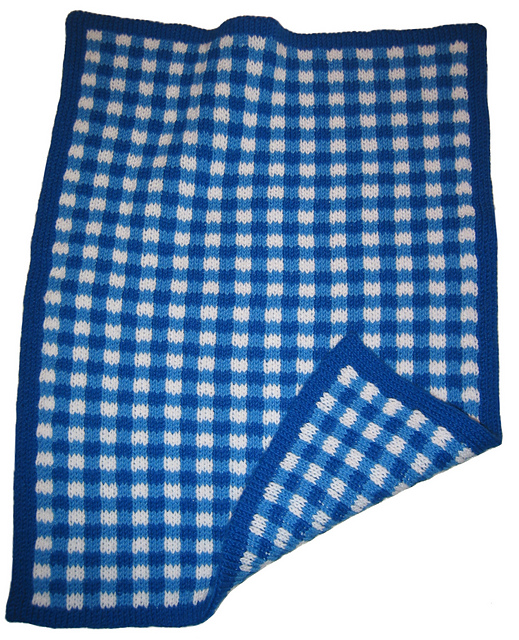 Gingham Baby Afghan