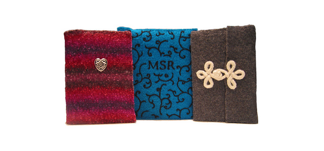 Felted Book Covers