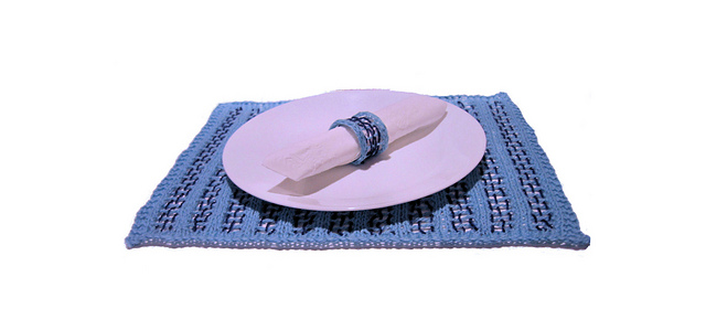 Let's Eat Placemat and Napkin Ring