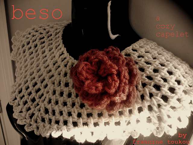 beso - a shoulder kissing capelet