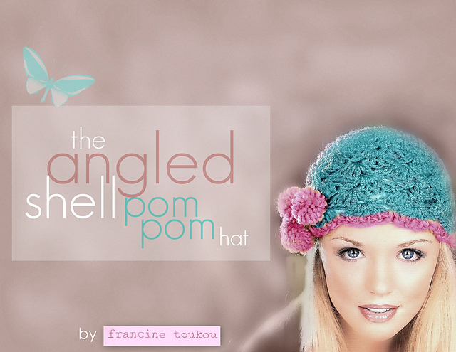 Angled Shell, Pom Pom Hat