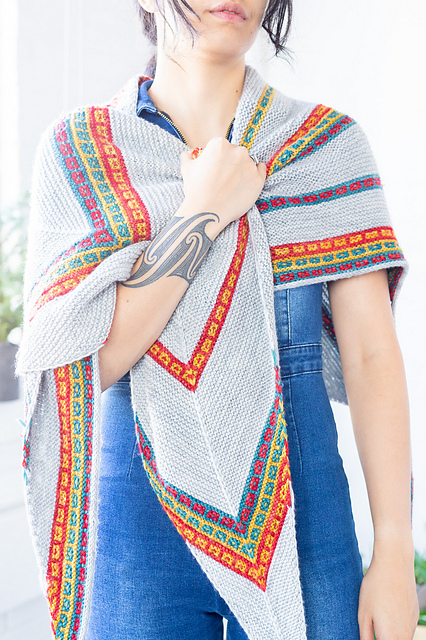 Continuum Arrow Shawl