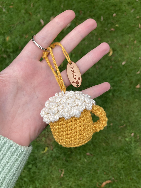 Beer keychain