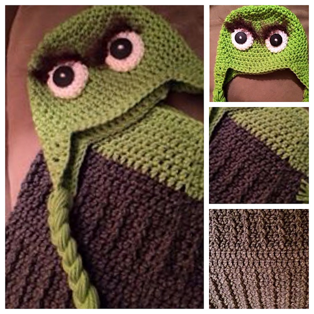 Ravelry: Oscar the Grouch Photo Prop pattern by Sweet Southern Stitches