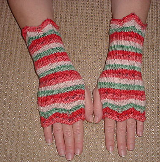 Watermelon Wrist Warmers